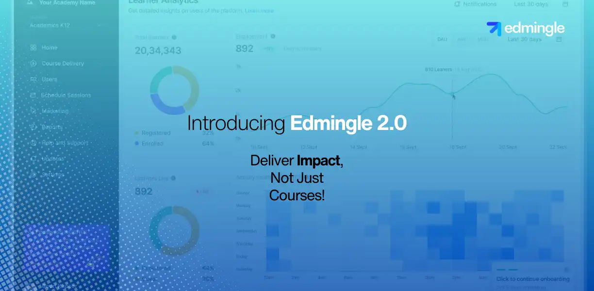 Edmingle 2.0 - Era of Data-Driven Learning Management Systems